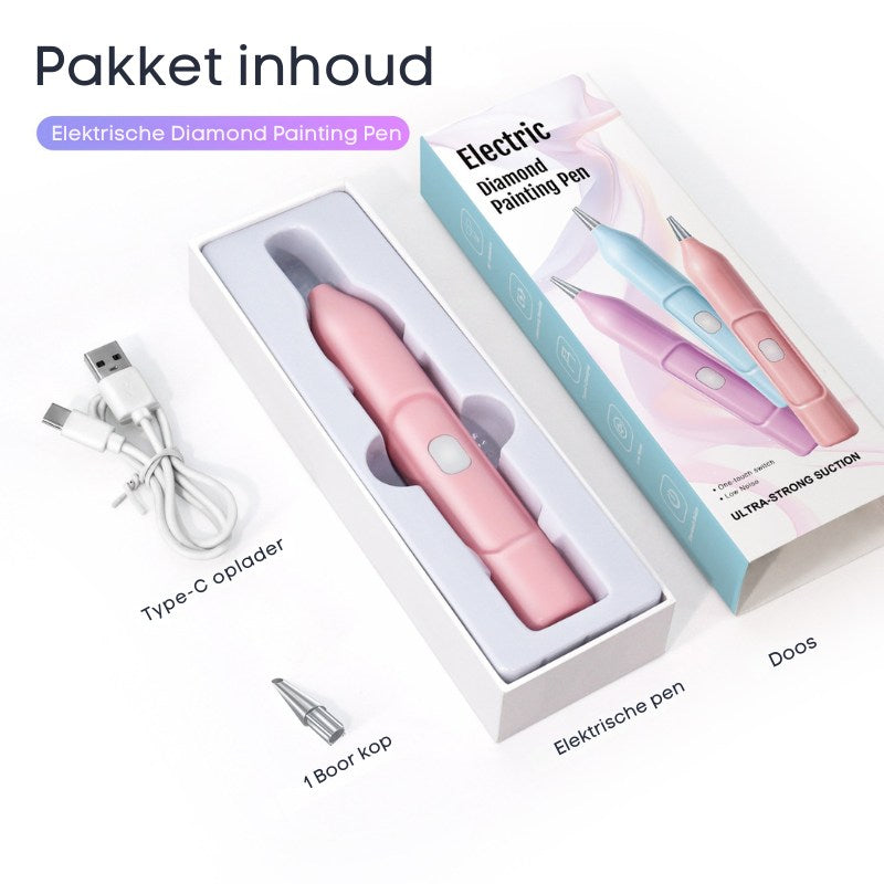 Elektrische Diamond Painting Pen - 6 Kleuren