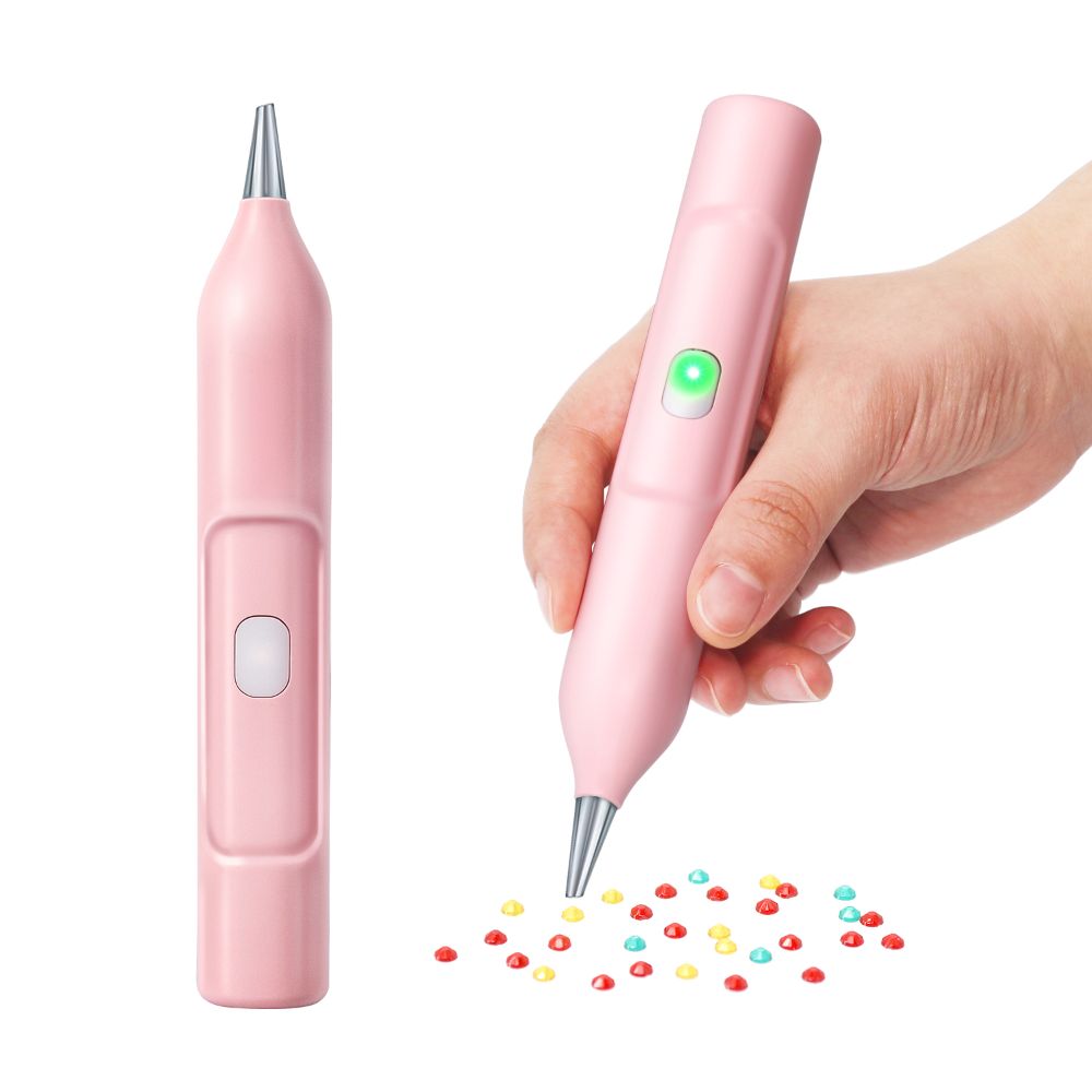 Elektrische Diamond Painting Pen - 6 Kleuren – Happy Painting Elektrische Diamond Painting Pen - 6 Kleuren – Happy Painting