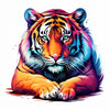 Kleurrijke tijger