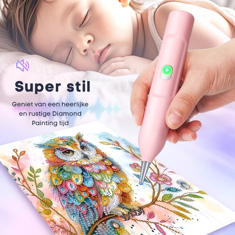 Elektrische Diamond Painting Pen - 6 Kleuren