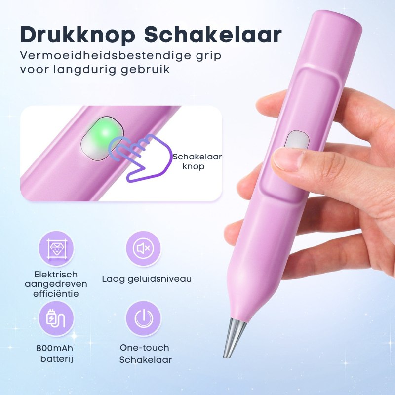 Elektrische Diamond Painting Pen - 6 Kleuren
