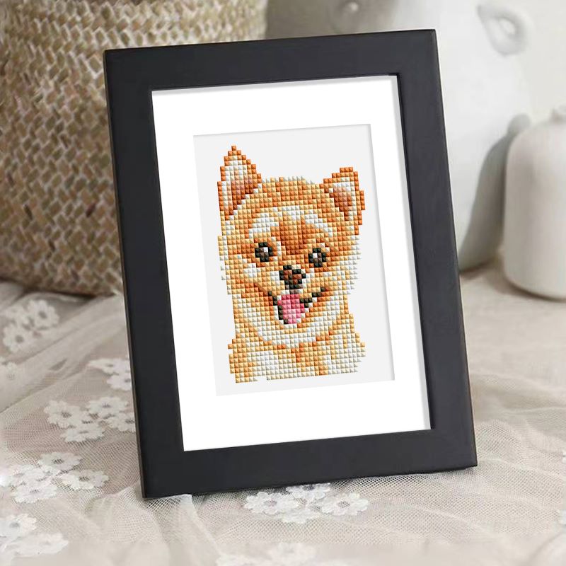 12 Mini Diamond Paintings - Schattige Honden set