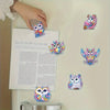 Diamond Painting Magneten - Set van 6 uilen