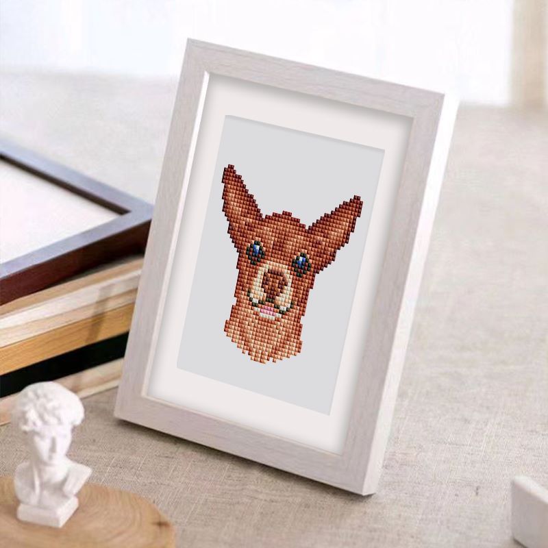 12 Mini Diamond Paintings - Schattige Honden set