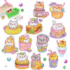 Diamond Painting Stickers - Set van 12 Katjes