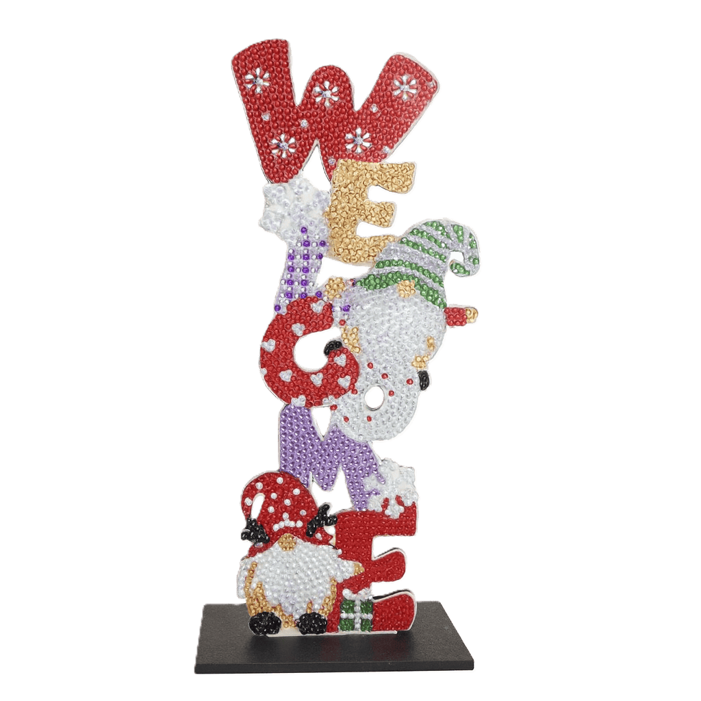 Diamond Painting kerst Ornament - Welcome