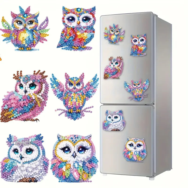 DiamondPaintingOwlMagnets