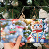 12 Kerstkaarten - Kerstman & Diertjes set