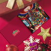 12 Kerstkaarten - Kerstman & Diertjes set