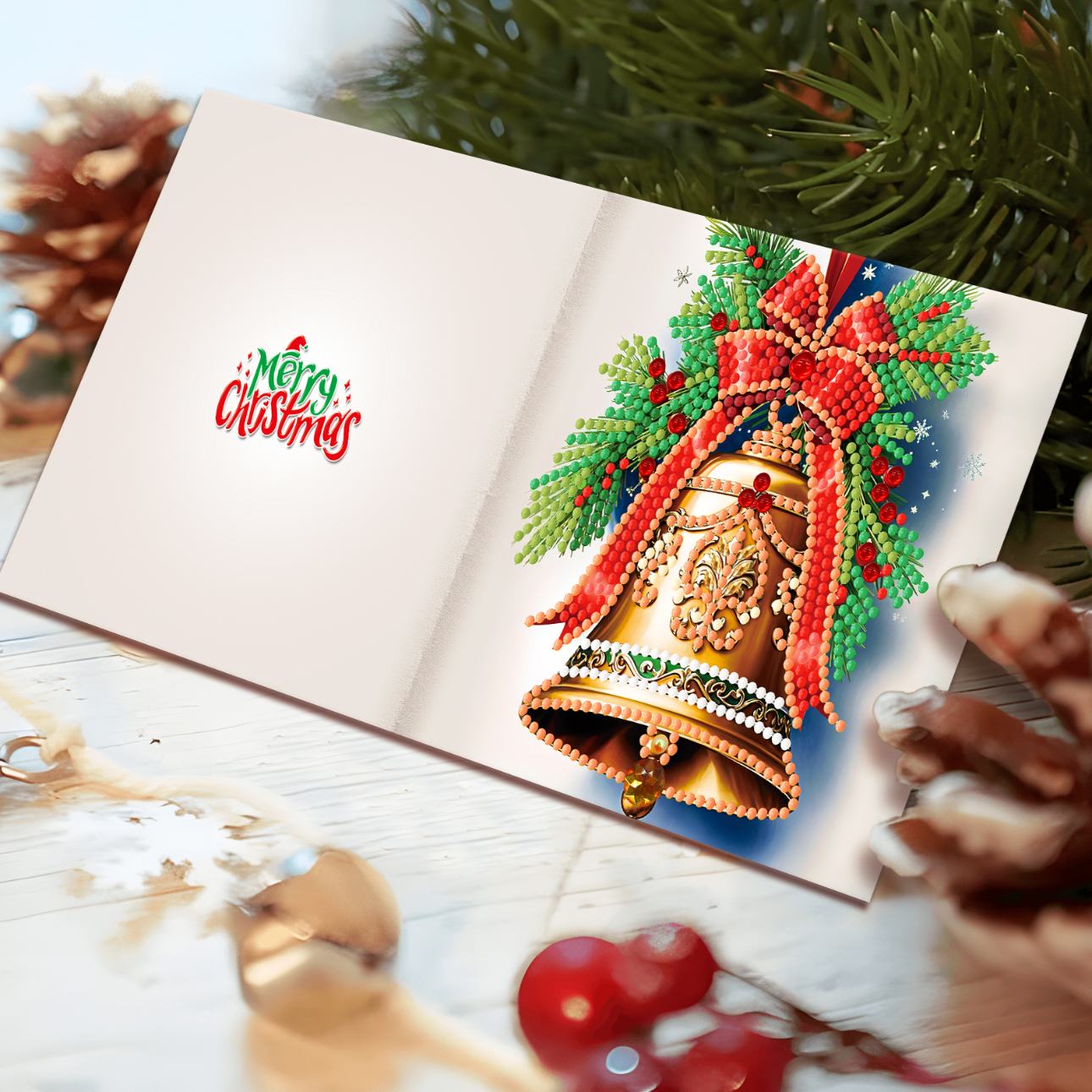 12 Kerstkaarten - Kerstavond set