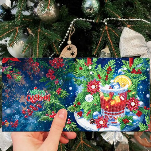 12 Kerstkaarten - Kerstmagie set