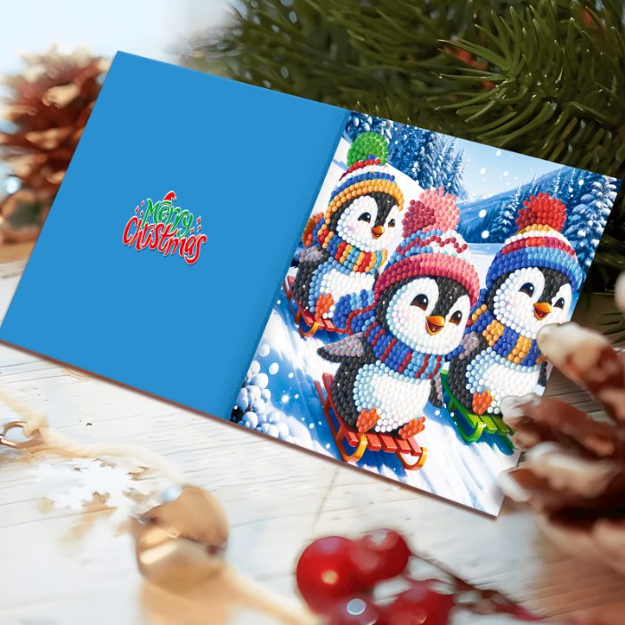 12 Kerstkaarten - Vrolijke Kerst set