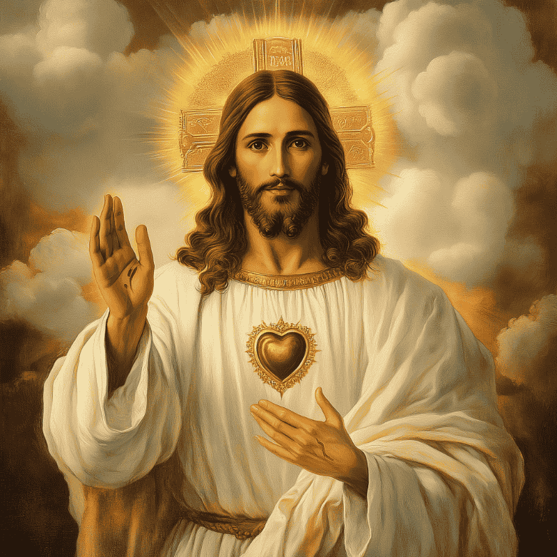 Jezus in de wolken