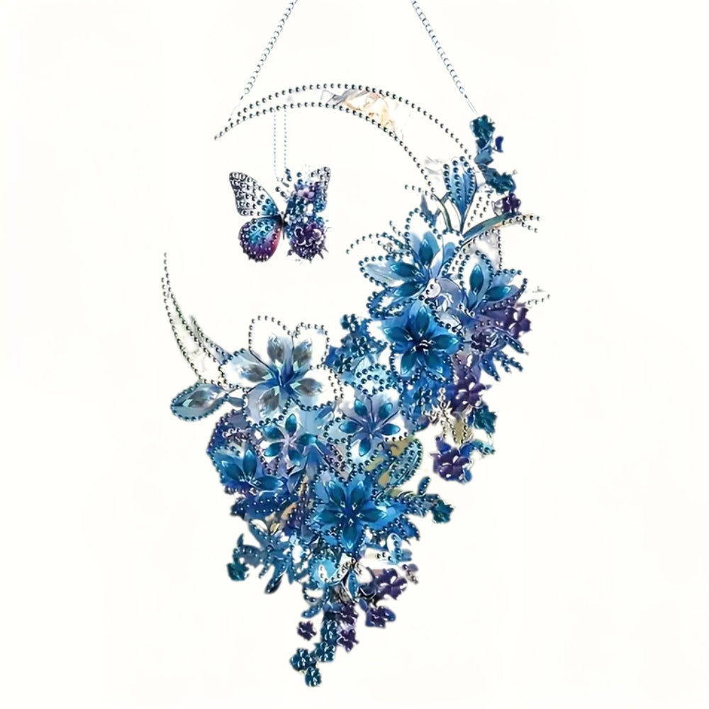 Diamond Painting Dromenvanger – Vlinder & Bloemen