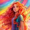Regenboog Meisje
