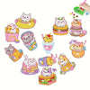 Diamond Painting Stickers - Set van 12 Katjes