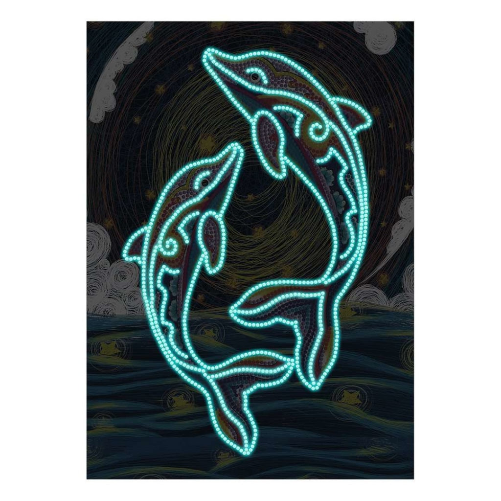 Dolfijnen Gekleurd | Glow in the Dark