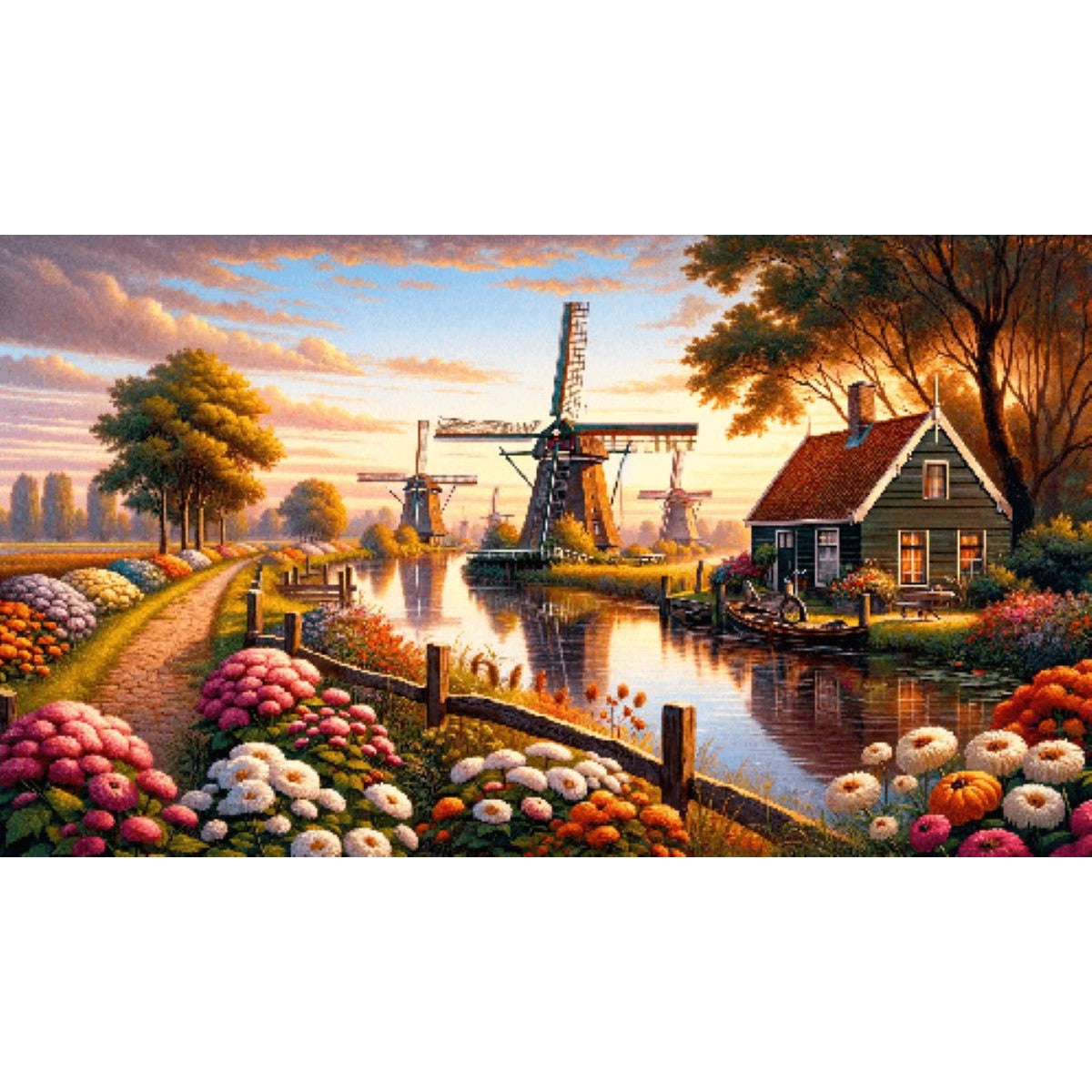 Zaanse Schans Nederland Molens | 40x50cm