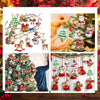 Kerst sleutelhangers - 12 Stuks