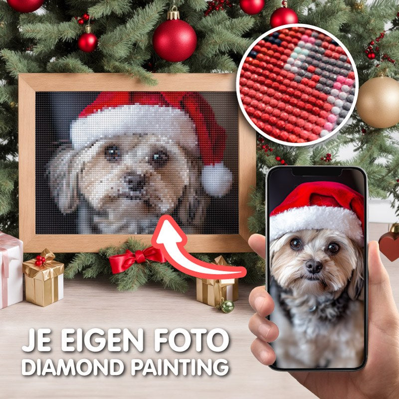 Eigen Foto Diamond Painting | Kerst