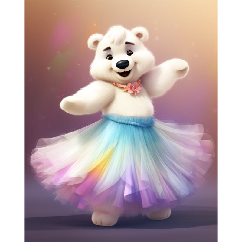IJsbeer in tutu