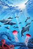 Dolfijnen Onder oceaan