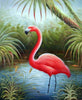 Flamingo in de Jungle