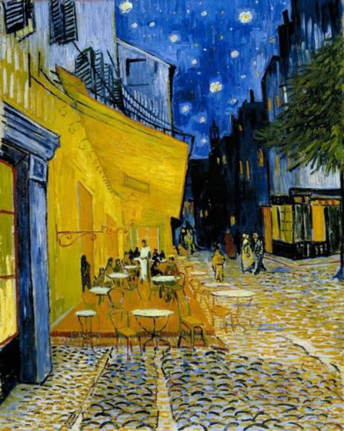 Caféterras bij Nacht van Vincent Van Gogh