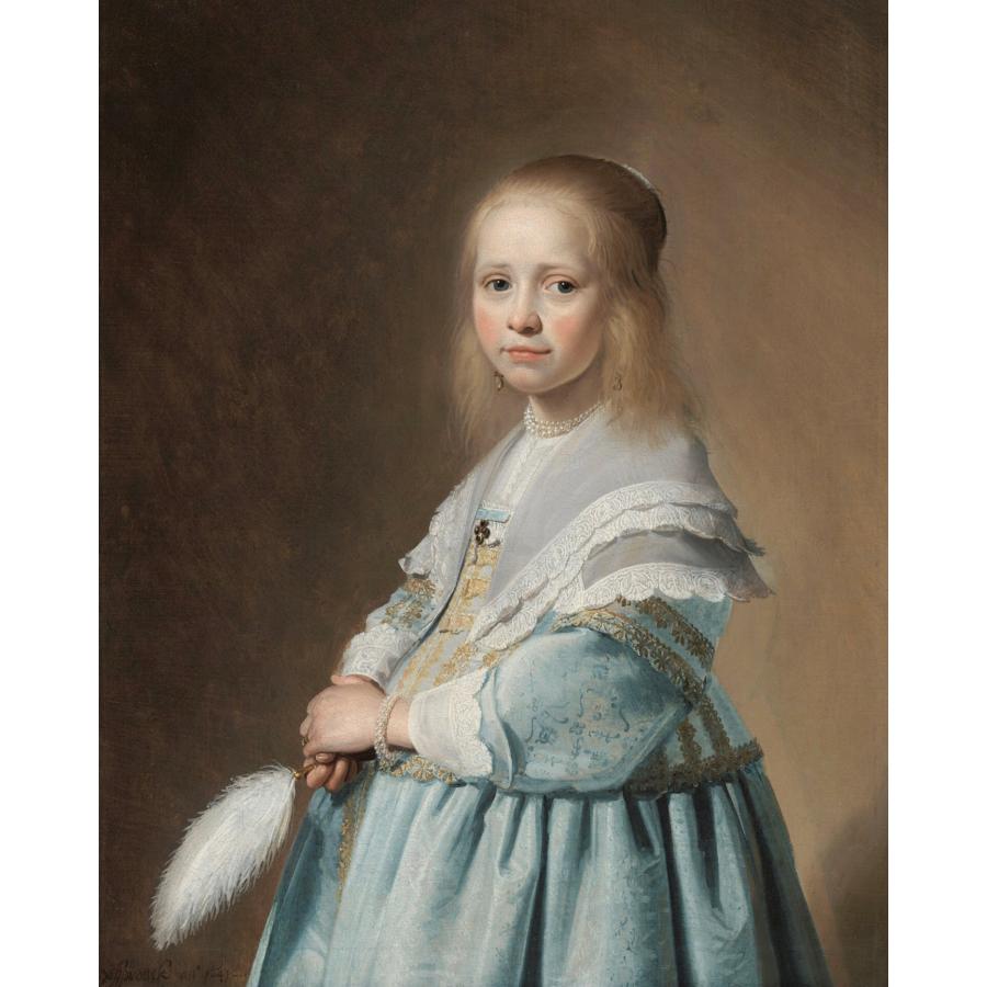 Meisje in Blauwe Jurk van Johannes Cornelisz Verspronck