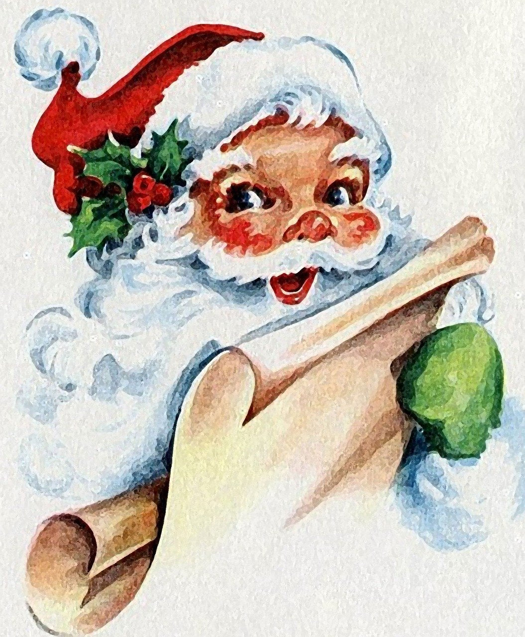 Kerstman Met Brief