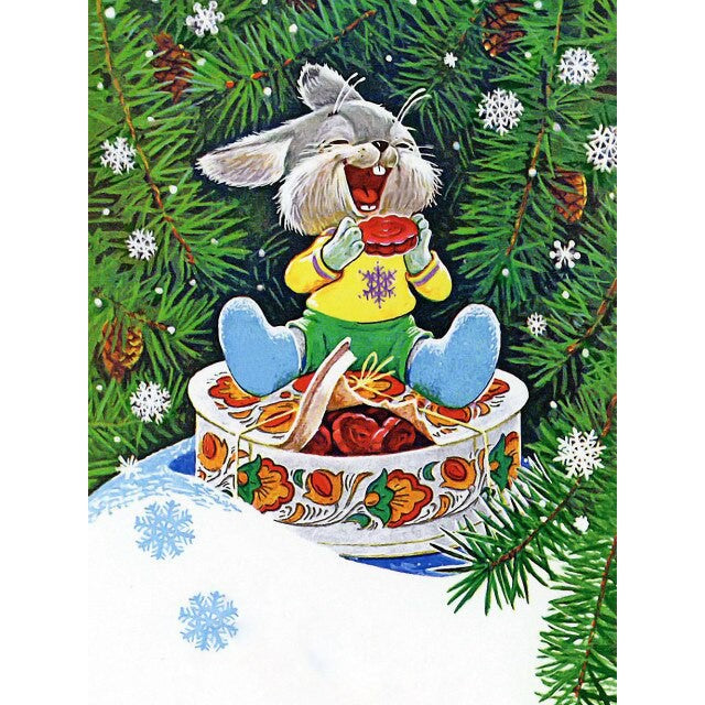 Konijntje Kerst Diamond Painting kopen? - Happy Painting Konijntje Kerst Diamond Painting kopen? - Happy Painting